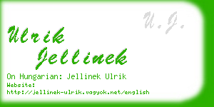 ulrik jellinek business card